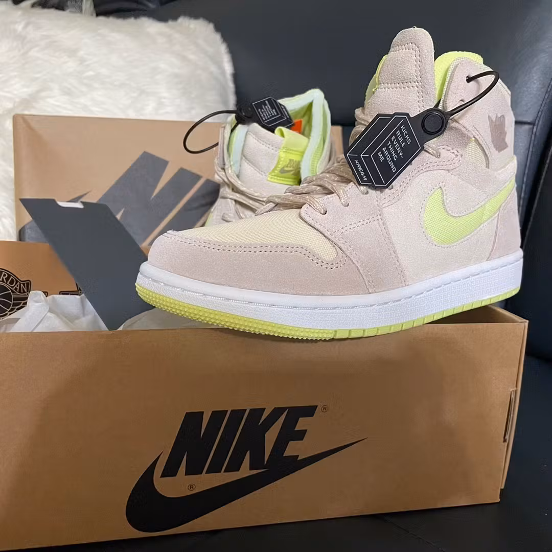 (Women) Air Jordan 1 High Zoom Comfort 'Lemon Twist' CT0979-200 (Women) Air Jordan 1 High Zoom Comfort 'Lemon Twist' CT0979-200
